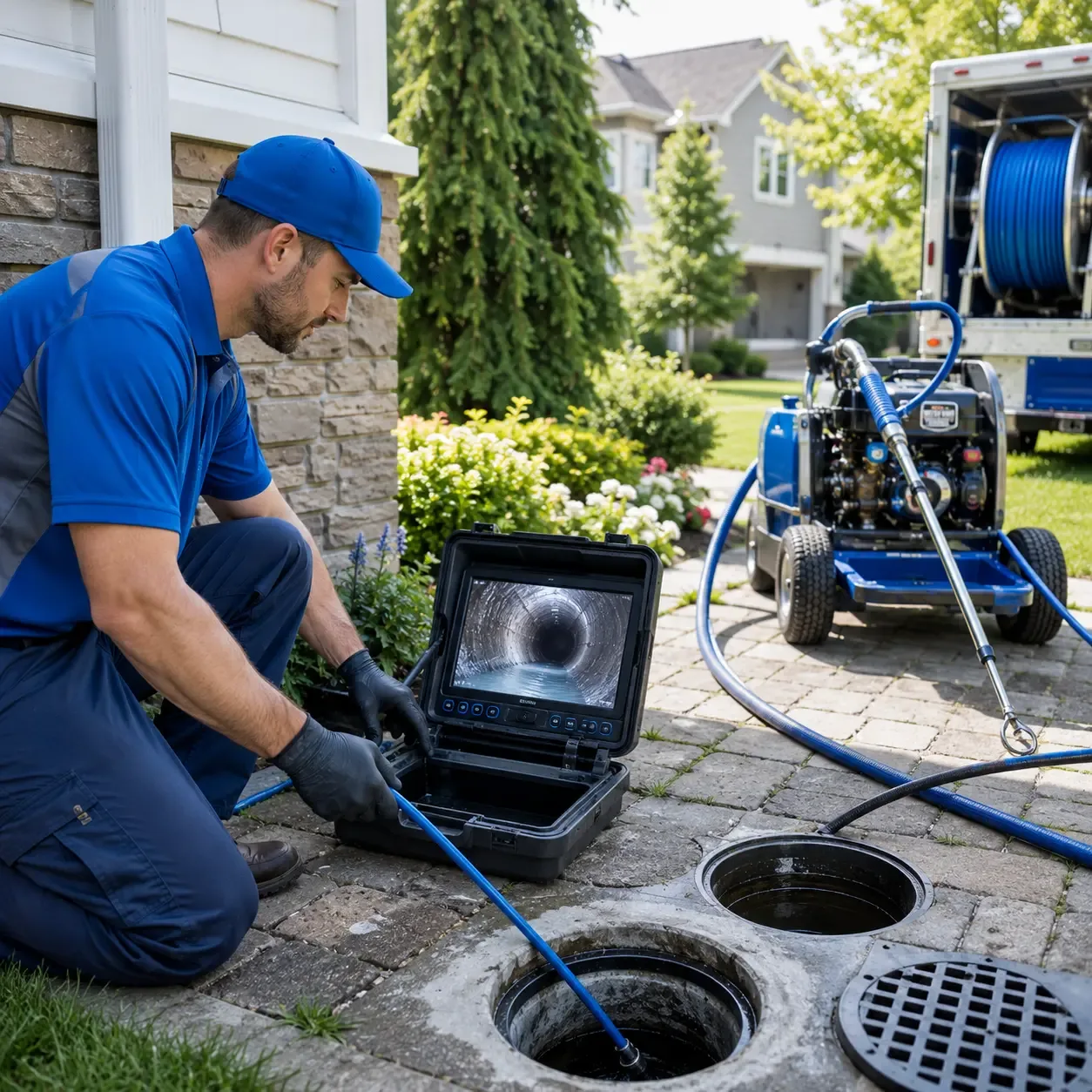 Outdoor drain cleaning professionals serving Chesaning, MI